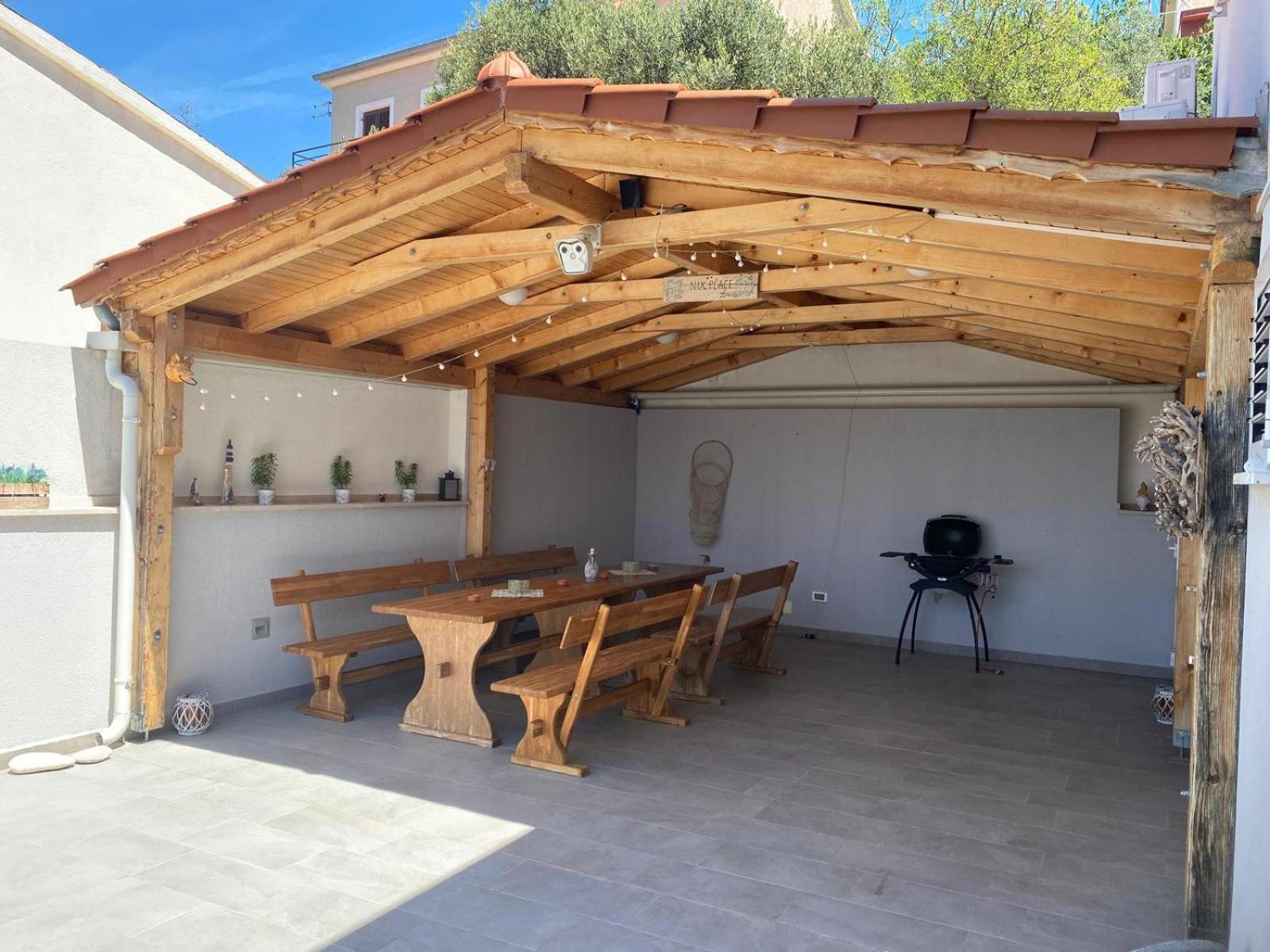 Villa Pina Tisno Apartment Zonsa 2 Pers Exterior photo